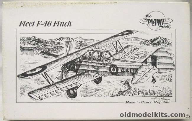 Planet Models 1/72 Fleet F-16 Finch - EFTS 1 Malton Ontario Canada 1941 Aircraft 4407/4431/4500/4522, 083 plastic model kit