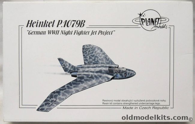 Planet Models 1/72 Heinkel P.1079B - German WWII Night Fighter Jet Project - (P1079B), 174 plastic model kit