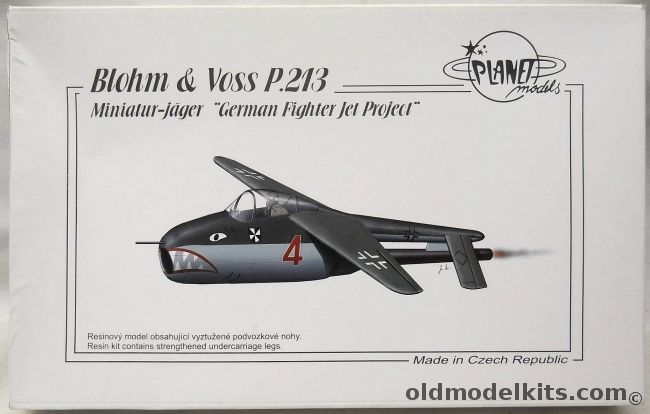 Planet Models 1/72 Blohm Und Voss P.213 - (P213), 176 plastic model kit