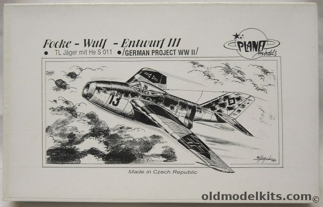 Planet Models 1/72 Focke-Wulf Entwurf III, 023 plastic model kit
