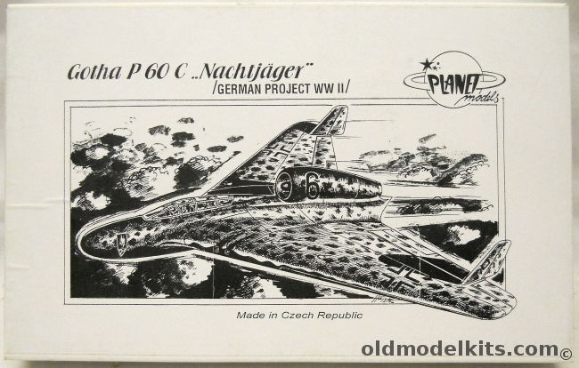 Planet Models 1/72 Gotha P60-C Nachtjager - (P-60 C / P60C), 013 plastic model kit