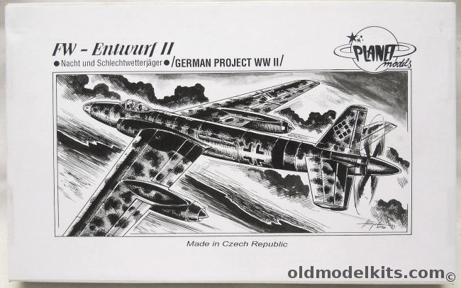 Planet Models 1/72 FW Entwurf II - (Focke-Wulf), 020 plastic model kit