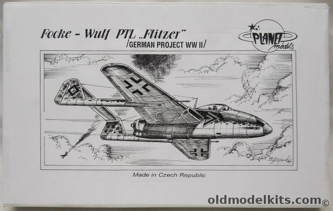 Planet Models 1/72 Focke-Wulf PTL Flitzer, 025 plastic model kit