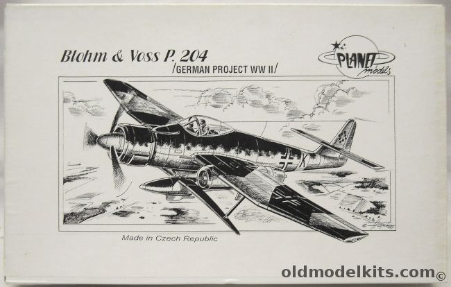 Planet Models 1/72 Blohm & Voss BV P.204 - (P-204), 026 plastic model kit