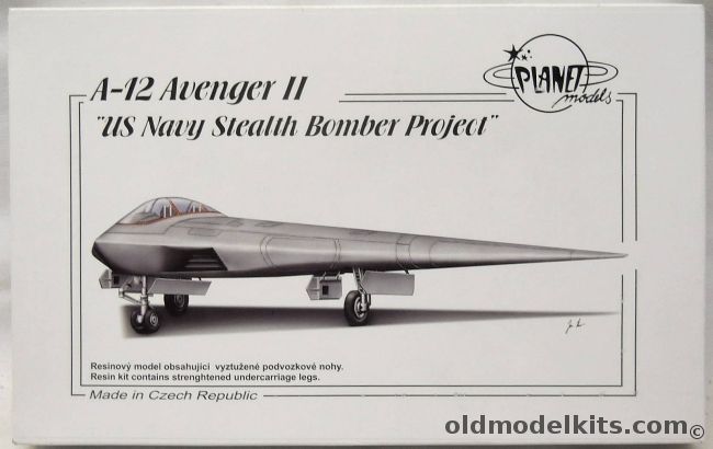 Planet Models 1/72 A-12 Avenger II US Navy Stealth Bomber Project, 116 plastic model kit