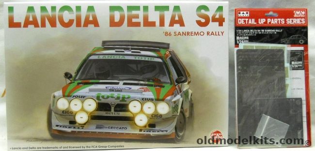 Platz NuNu 1/24 Lancia Delta S4 With Platz/NuNu Detail Up Set  - 86 Sanremo Rally - (Hobby NuNu), 24005 plastic model kit
