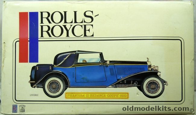 Pocher 1/8 Rolls Royce 1932 Phantom II Sedanca Coupe, K72 plastic model kit