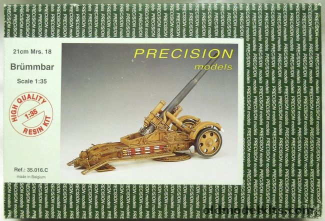 Precision Models 1/35 21cm Mrs. 18 Brummbar Plus Munitions and Figures Accessory Kits, 35016C plastic model kit