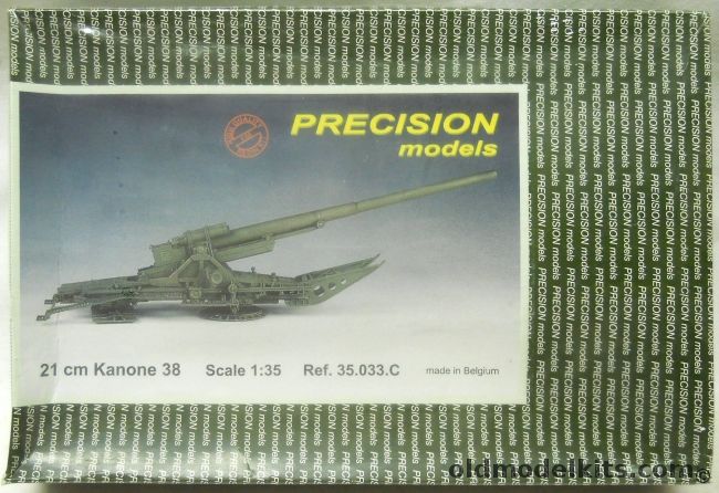 Precision Models 1/35 21cm Kanone 38 - 21cm Cannon 38, 35033C plastic model kit