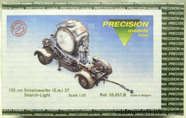 Precision Models 1/35 150cm Scheinwerfer SW37 Search Light, 35057B plastic model kit