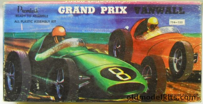 Premier 1/24 Vanwall - Grand Prix Racer Winner, 794-100 plastic model kit
