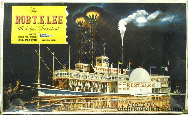 Pyro 1/163 Robert E. Lee Mississippi Steamboat, 237 plastic model kit