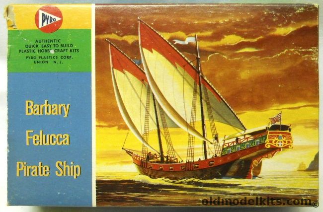 Pyro Barbary Felucca Pirate Ship, 312-49 plastic model kit