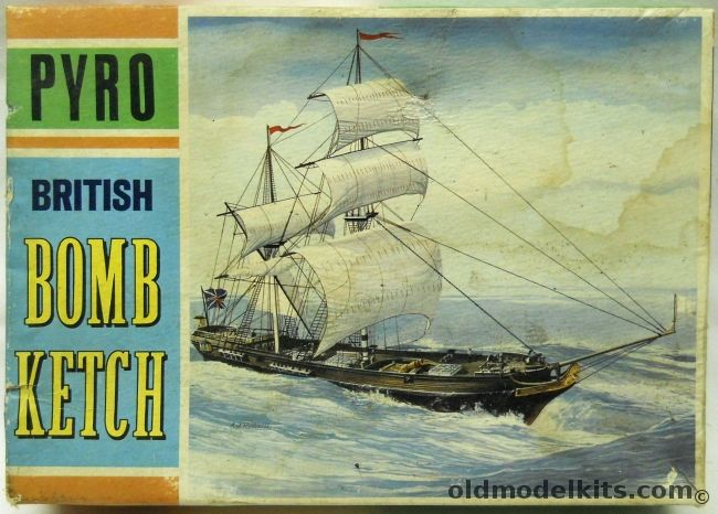 Pyro British Bomb Ketch, C256-100 plastic model kit