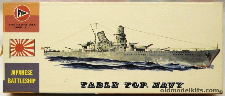 Pyro 1/1200 IJN Musashi Battleship - Table Top Navy, C392-60 plastic model kit