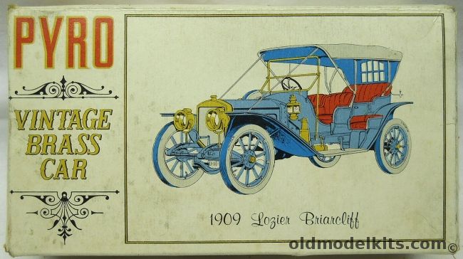 Pyro 1/32 1909 Lozier Briarcliff - Vintage Brass Car Series, C455-125 plastic model kit