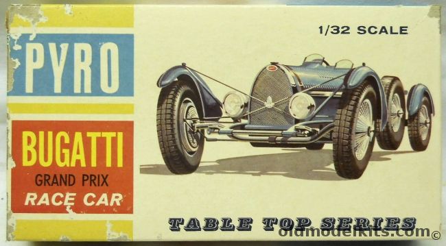 Pyro 1/32 1933 Bugatti Model 59 Grand Prix Racer Car, C303-50 plastic model kit
