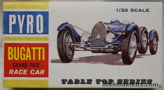 Pyro 1/32 1933 Bugatti Model 59 Grand Prix Racer Car, C303 plastic model kit