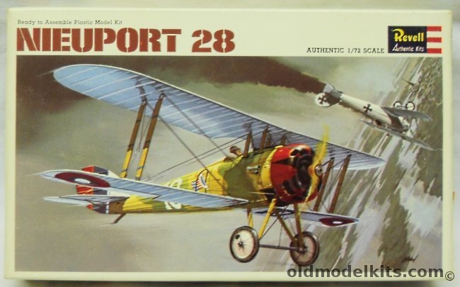 Revell 1/72 Nieuport 28, H653-50 plastic model kit