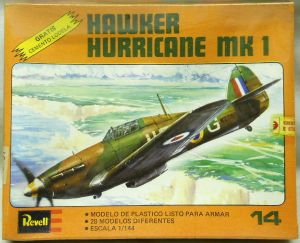 Revell 1/144 Hurricane Mk1, H1014 plastic model kit