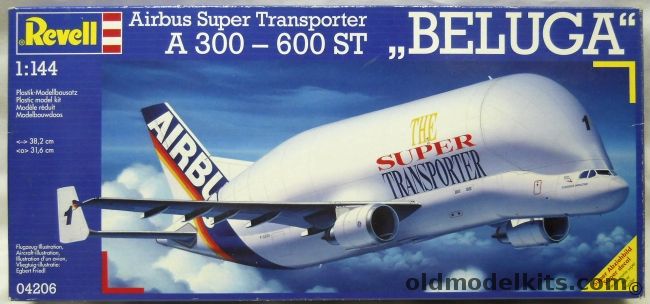 Revell 1/144 Airbus Super Transporter A 300-600 ST Beluga, 04206 plastic model kit