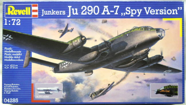 Revell 1/72 Junkers Ju-290 A-7 Spy Version, 04285 plastic model kit