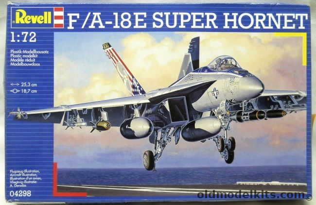 Revell 1/72 F/A-18E Super Hornet, 04298 plastic model kit