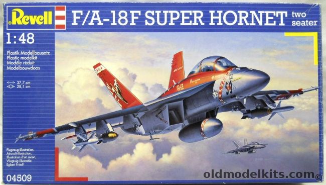 Revell 1/48 F/A-18F Super Hornet, 04509 plastic model kit