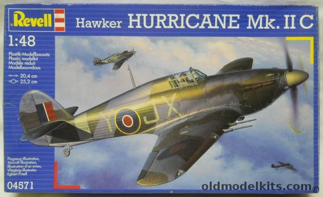 Revell 1/48 Hawker Hurricane Mk. IIC, 04571 plastic model kit