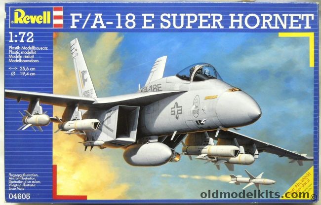 Revell 1/72 F/A-18E Super Hornet, 04605 plastic model kit