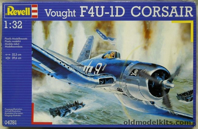 Revell 1/32 F4U-1 Corsair or Corsair IV - US Navy VF-17 Lt. Mearl W. Davenport December 1943 Ondonga / FAA 1836 Sq Air Group Leader 14th Carrier Air Group HMS Colossus - (F4U1), 04781 plastic model kit