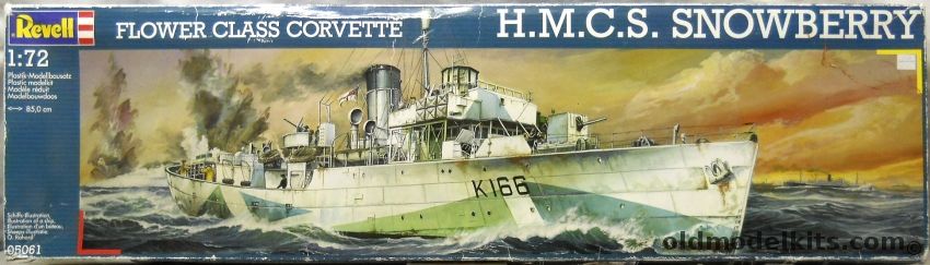 Revell 1/72 HMCS Snowberry or USS Saucy Flower Class Corvette - (ex Matchbox), 05061 plastic model kit