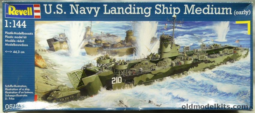 Revell 1/144 US Navy Landing Ship Medium (LSM) Early, 05123 plastic model kit