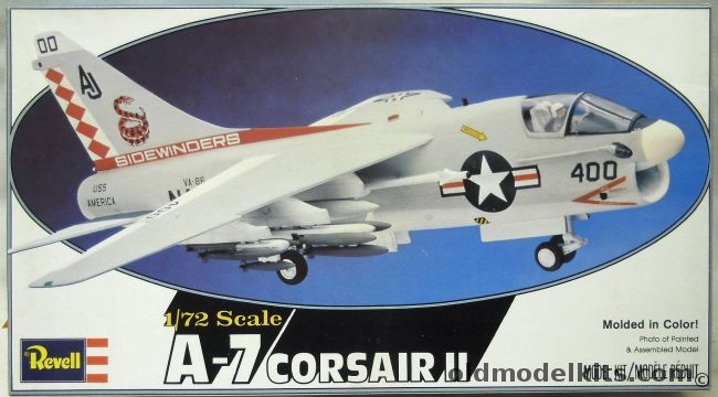 Revell 1/72 A-7A Corsair II - US Navy VA-86 Sidewinders USS America, 4100 plastic model kit