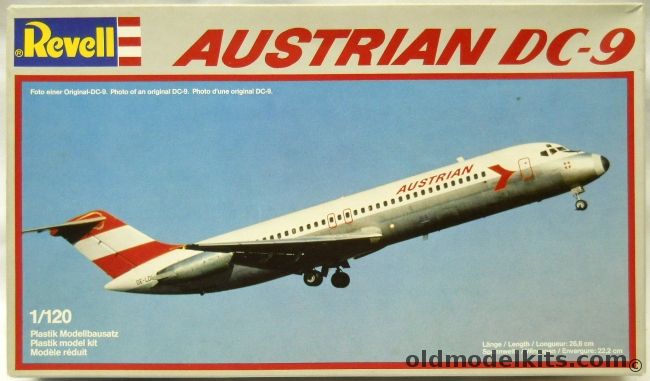 Revell 1/120 Austrian DC-9, 4213 plastic model kit