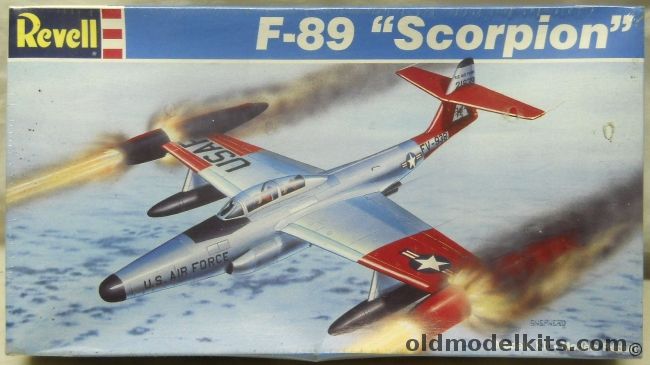 Revell 1/80 Northrop F-89D Scorpion, 4352 plastic model kit