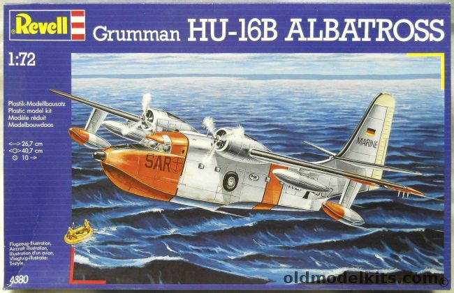 Revell 1/72 Grumman Hu-16B Albatross - USAF 354th Tactical Fighter Wing or German MFG 5 Kiel Holtenau - (UF-2) - (ex Monogram), 4380 plastic model kit