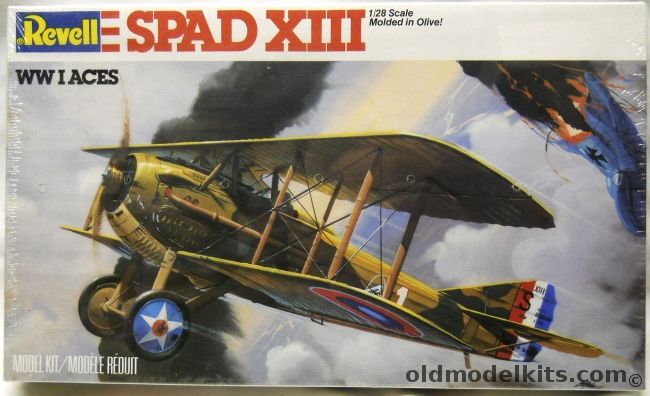 Revell 1/28 Spad XIII - Captain Eddie Rickenbacker 94th Aero Squadron, 4418 plastic model kit