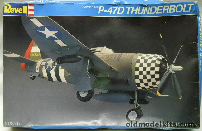 Revell 1/32 Republic P-47D-22 Razorback Thunderbolt - 82FS/78 FG (P-47), 4423 plastic model kit