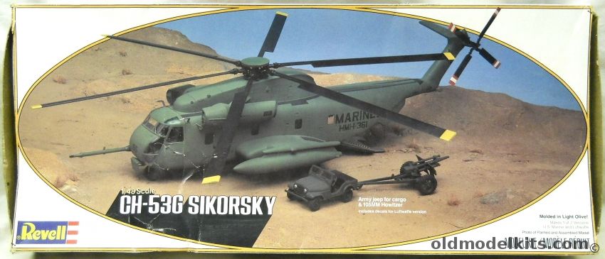 Revell 1/48 Sikorsky CH-53G - US Marines or Luftwaffe, 4511 plastic model kit