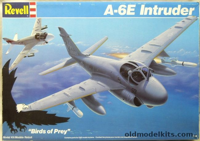 Revell 1/48 Grumman A-6E or A-6 TRAM Intruder - USS Saratoga VA-85 or USS Coral Sea VA-196, 4578 plastic model kit