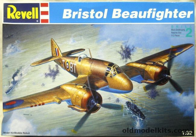 Revell 1/32 Bristol Beaufighter Mk.IC - Day Fighter Version - RAF No.252 Sq Coastal Command EDCU Egypt 1942, 4660 plastic model kit