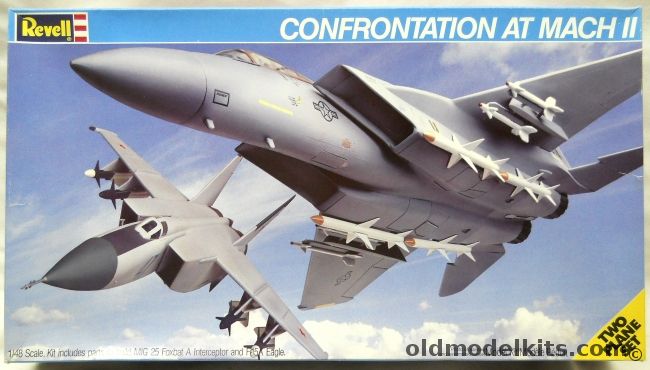 Revell 1/48 Confrontation At Mach II F-15 Eagle And Mig-25 Foxbat, 4764 plastic model kit