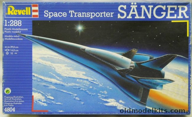Revell 1/288 Sanger Space Transporter - With HORUS Orbital Glider and CARGUS Payload Rocket, 4804 plastic model kit