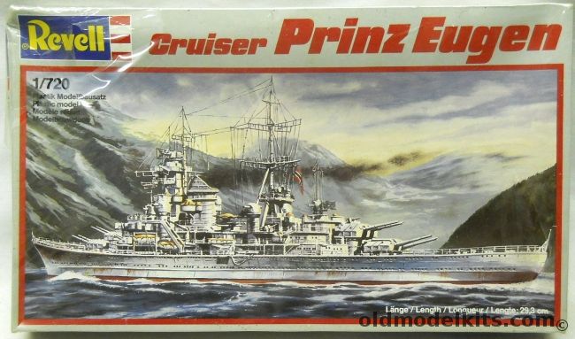 Revell 1/720 Prinz Eugen Heavy Cruiser, 5050 plastic model kit