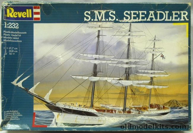 Revell 1/232 SMS Seeadler - Sea Eagle - German WWI Commerce Raider, 5473 plastic model kit