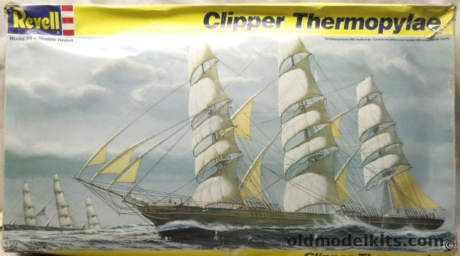 Revell 1/70 The Thermopylae Clipper Ship - With Scaledecks Real Wood Deck - With Sails - 3 Feet Long, 5622 plastic model kit