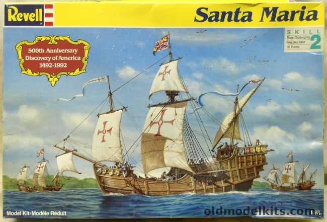 Revell 1/90 Santa Maria - Columbus' Flagship, 5627 plastic model kit