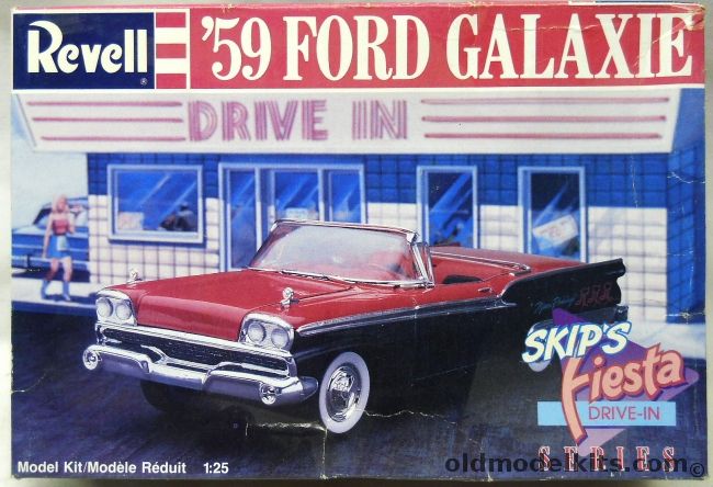Revell 1959 Ford Galaxie 1:25  #7162 COMPLETE Clear Parts Tree 