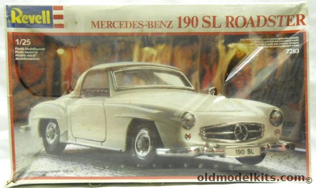 Revell 1/25 Mercedes Benz 190 SL Roadster, 7283 plastic model kit